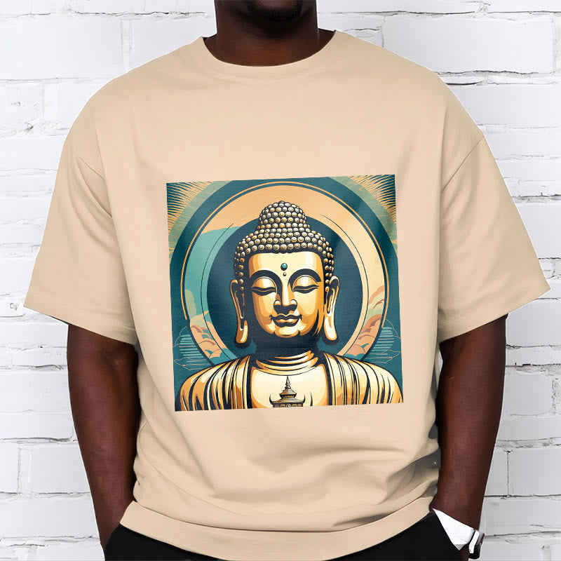 Nimara Ritual Aura Golden Buddha Tee T-shirt