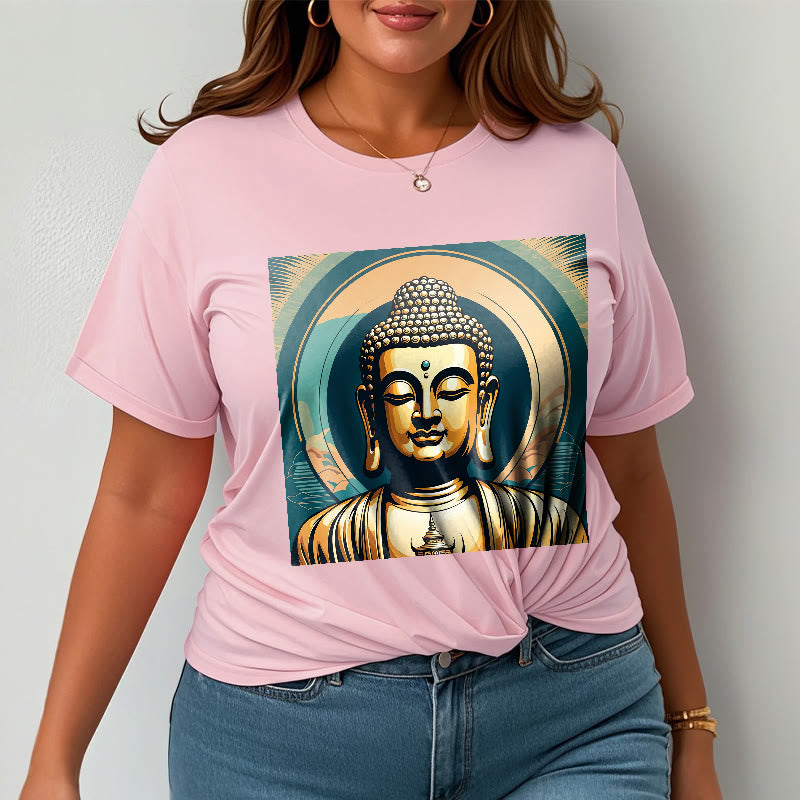 Nimara Ritual Aura Golden Buddha Tee T-shirt