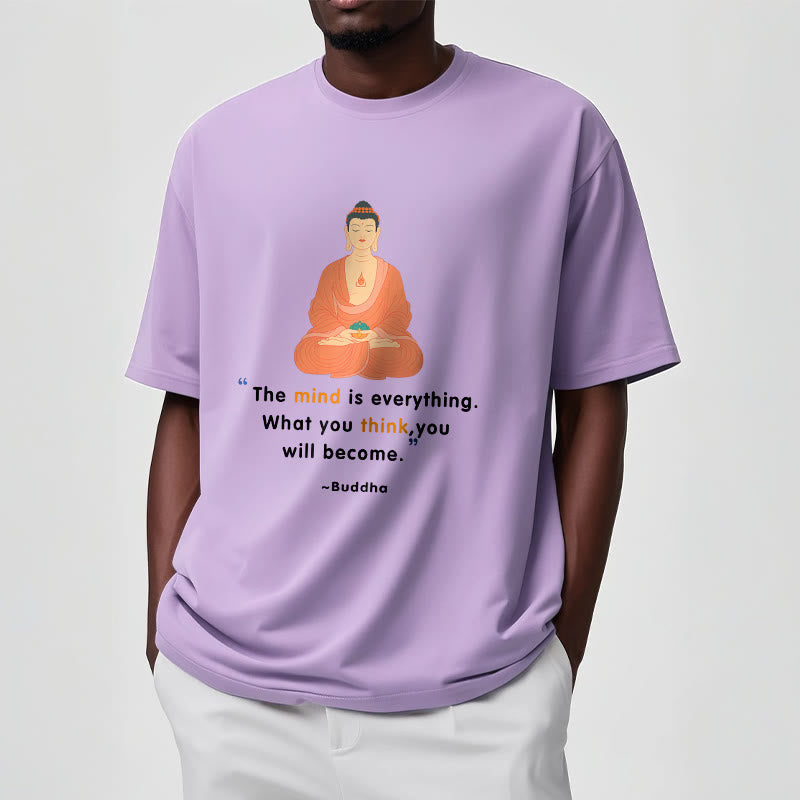 Nimara Ritual The Mind Is Everything Meditation Buddha Tee T-shirt