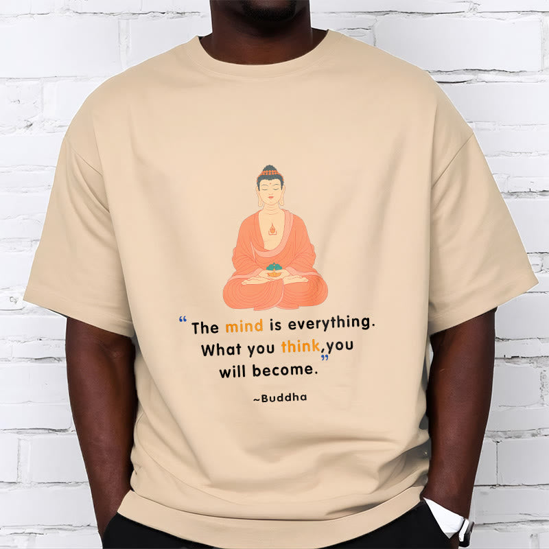 Nimara Ritual The Mind Is Everything Meditation Buddha Tee T-shirt