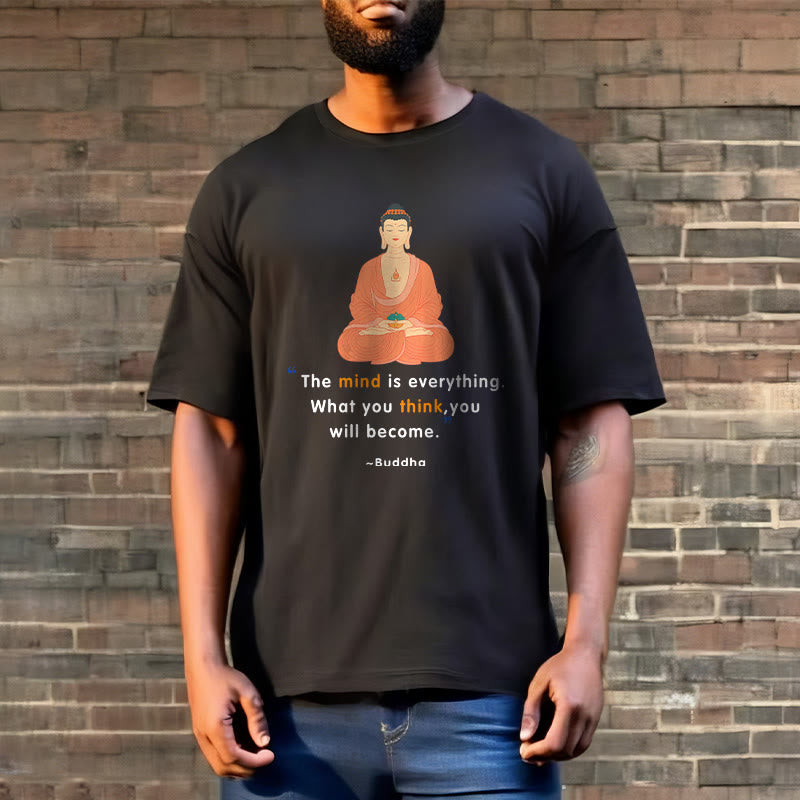 Nimara Ritual The Mind Is Everything Meditation Buddha Tee T-shirt