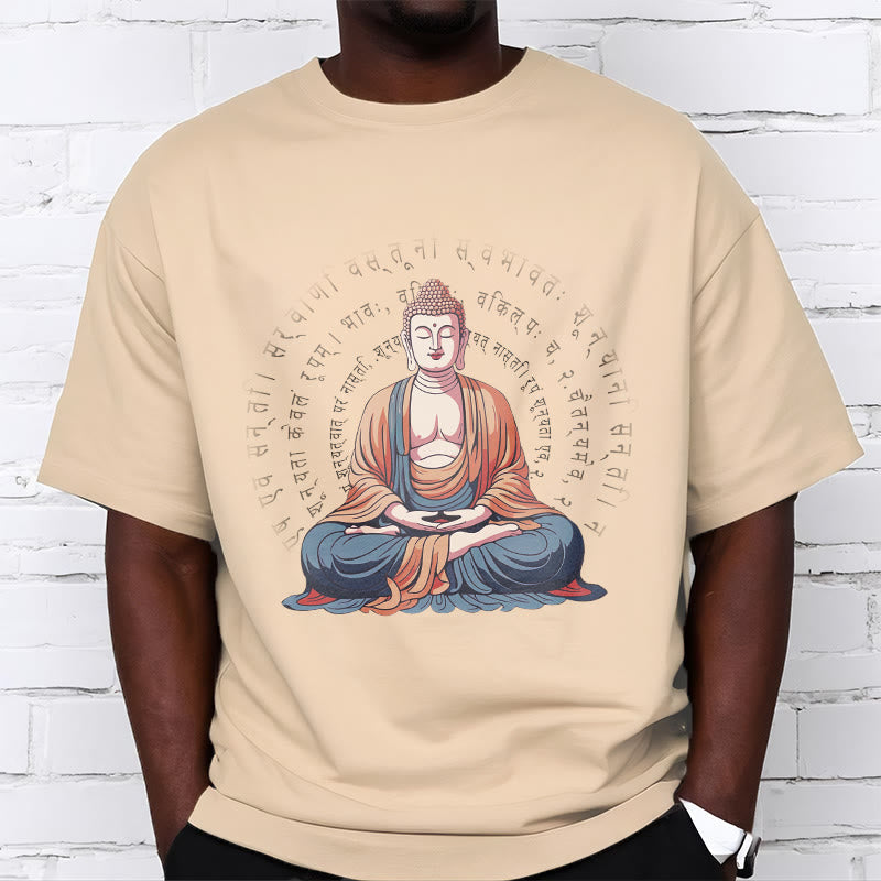 Nimara Ritual Sanskrit Heart Sutra Form Is No Other Than Emptiness Tee T-shirt