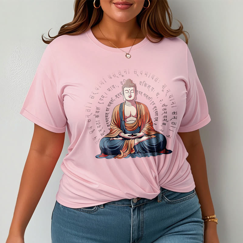 Nimara Ritual Sanskrit Heart Sutra Form Is No Other Than Emptiness Tee T-shirt