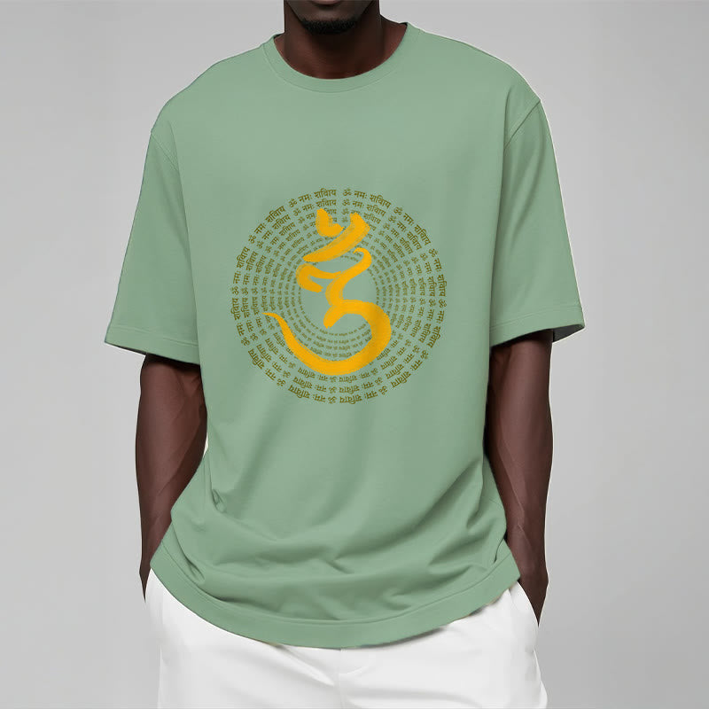 Nimara Ritual 108 OM NAMAH SHIVAYA Mantra Sanskrit Tee T-shirt