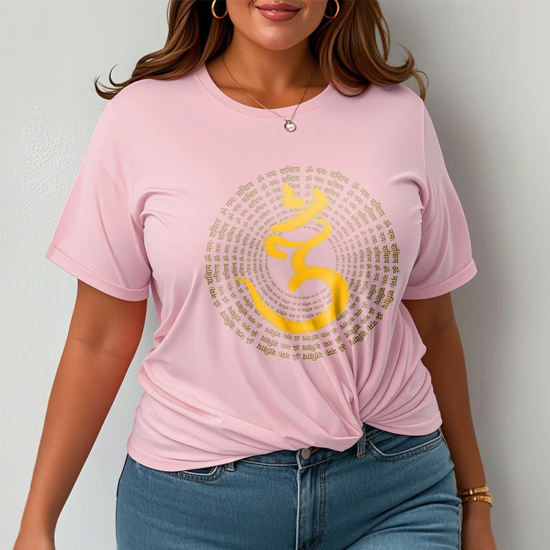 Nimara Ritual 108 OM NAMAH SHIVAYA Mantra Sanskrit Tee T-shirt