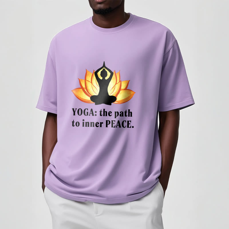 Nimara Ritual Yoga The Path To Inner Peace Lotus Tee T-shirt