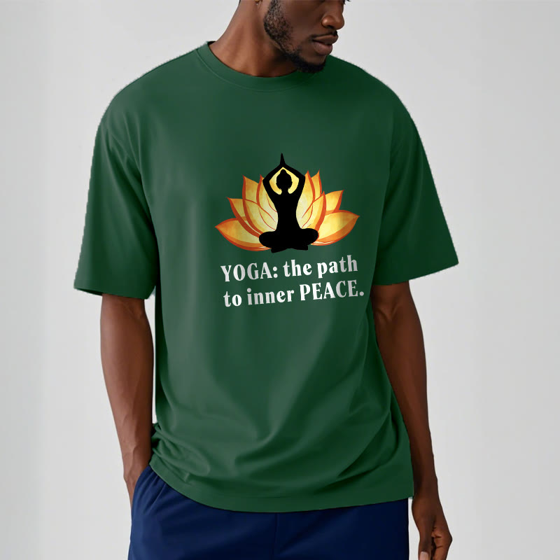 Nimara Ritual Yoga The Path To Inner Peace Lotus Tee T-shirt