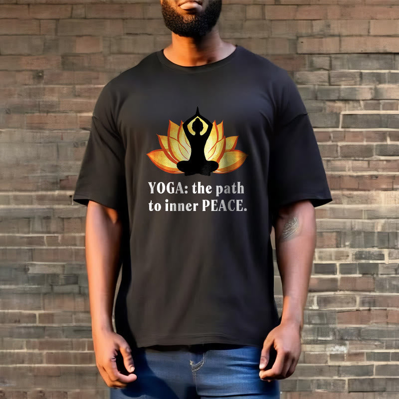 Nimara Ritual Yoga The Path To Inner Peace Lotus Tee T-shirt
