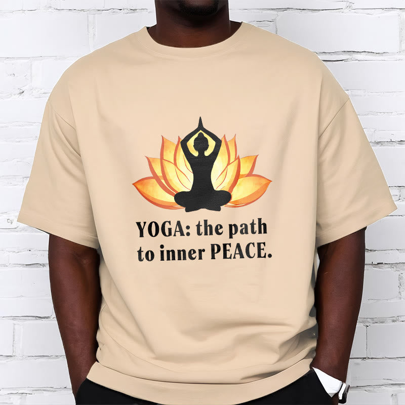 Nimara Ritual Yoga The Path To Inner Peace Lotus Tee T-shirt