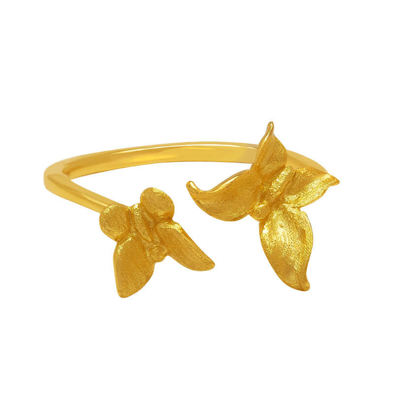Nimara Ritual 925 Sterling Silver Butterfly Love Ring