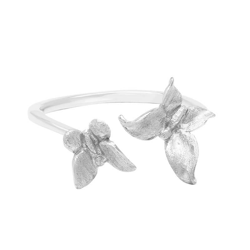Nimara Ritual 925 Sterling Silver Butterfly Love Ring