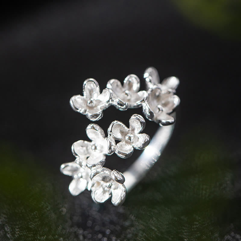 Nimara Ritual 925 Sterling Silver Osmanthus Fragrans Ring