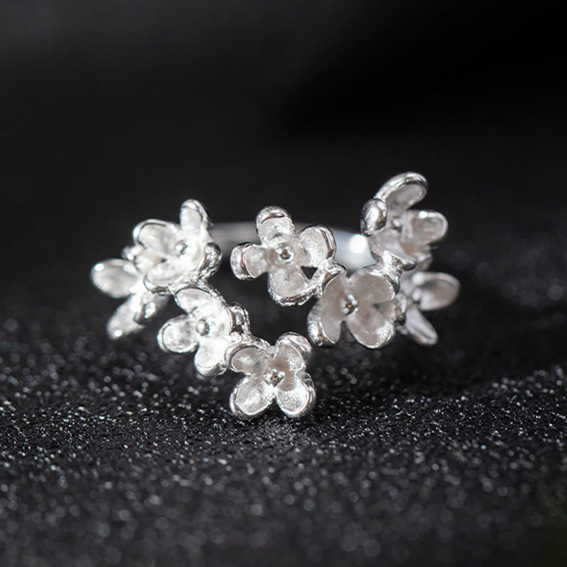 Nimara Ritual 925 Sterling Silver Osmanthus Fragrans Ring