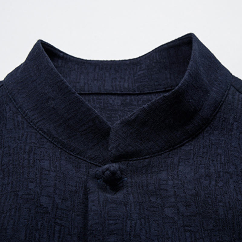 Nimara Ritual Solid Color Chinese Tang Suit Jacket Men Clothing