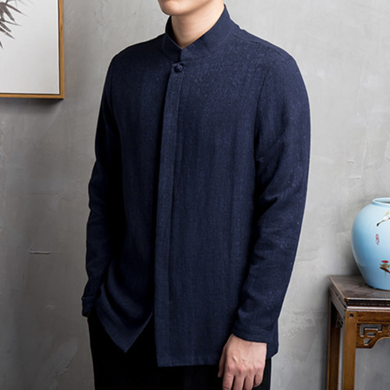 Nimara Ritual Solid Color Chinese Tang Suit Jacket Men Clothing