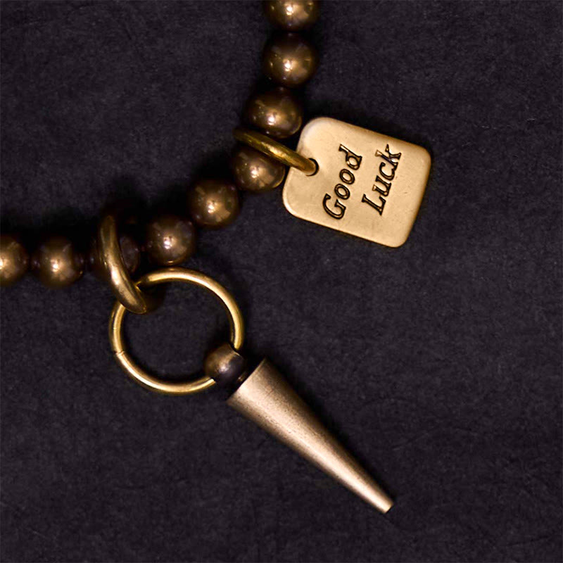 Nimara Ritual Vintage Copper Brass Beads Fortune Balance Bracelet