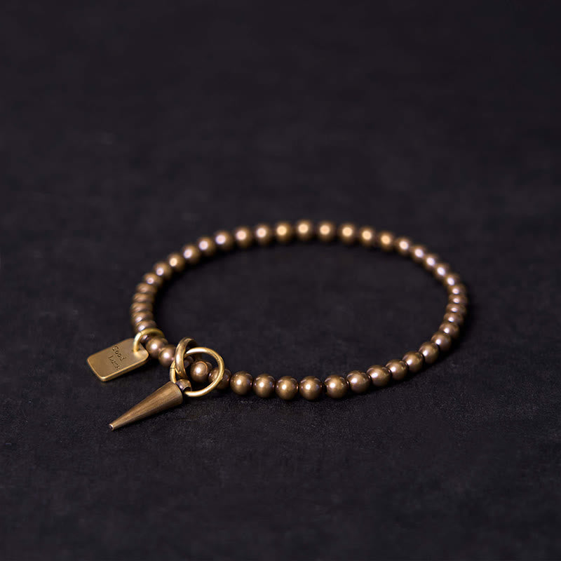 Nimara Ritual Vintage Copper Brass Beads Fortune Balance Bracelet