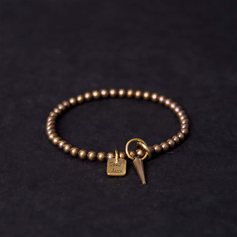Nimara Ritual Vintage Copper Brass Beads Fortune Balance Bracelet
