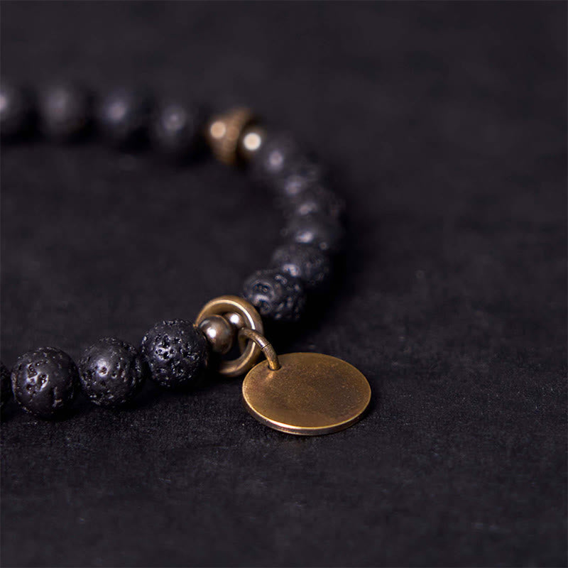 Nimara Ritual Natural Lava Rock Beads Calm Support Healing Bracelet
