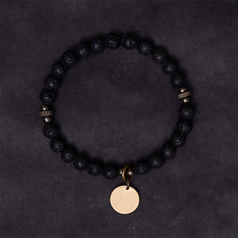Nimara Ritual Natural Lava Rock Beads Calm Support Healing Bracelet