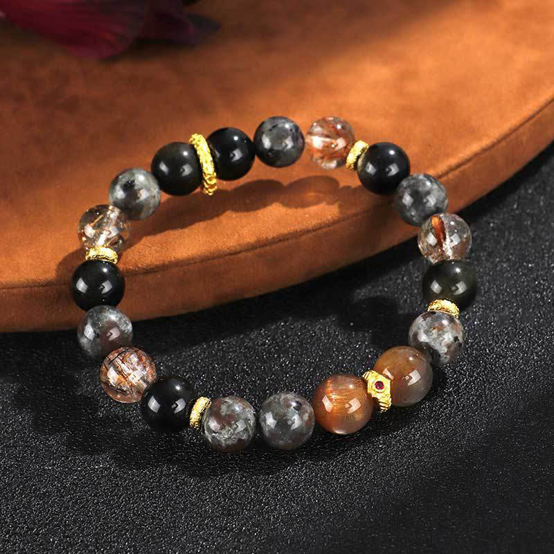 Nimara Ritual Sun Stone Lava Rock Positive Bracelet