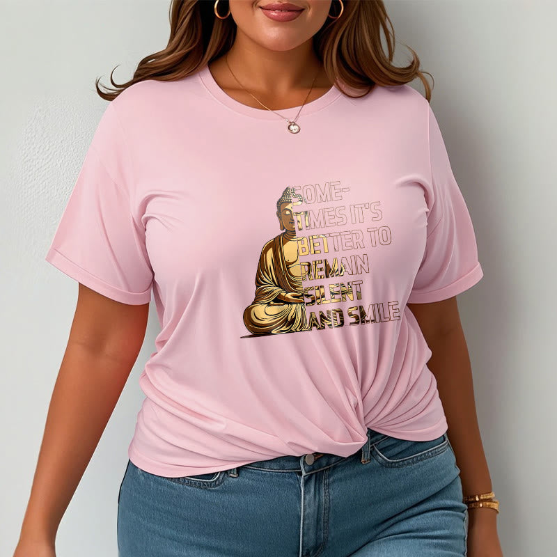 Nimara Ritual Sometimes It's Better To Remain Silent And Smile Tee T-shirt