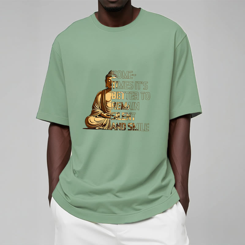 Nimara Ritual Sometimes It's Better To Remain Silent And Smile Tee T-shirt