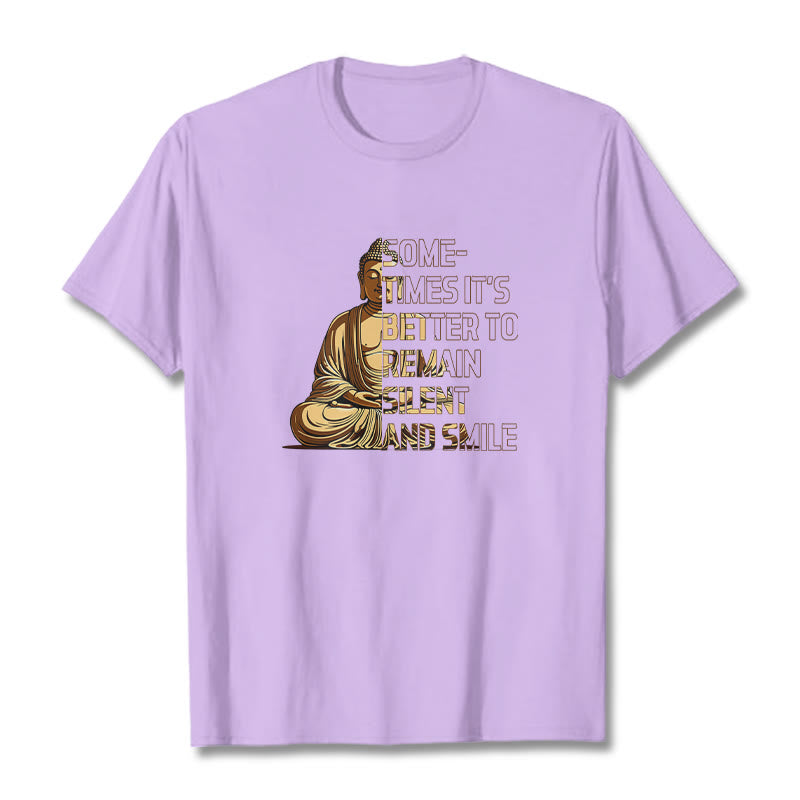 Nimara Ritual Sometimes It's Better To Remain Silent And Smile Tee T-shirt