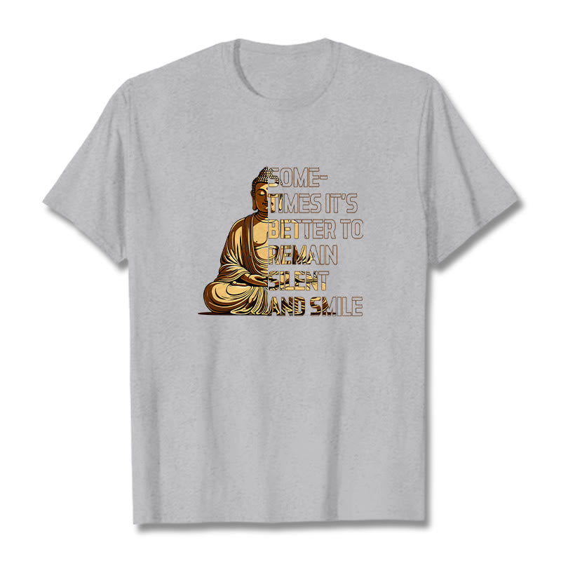 Nimara Ritual Sometimes It's Better To Remain Silent And Smile Tee T-shirt
