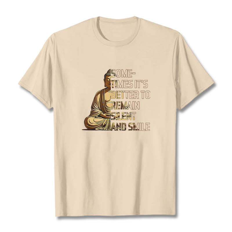 Nimara Ritual Sometimes It's Better To Remain Silent And Smile Tee T-shirt