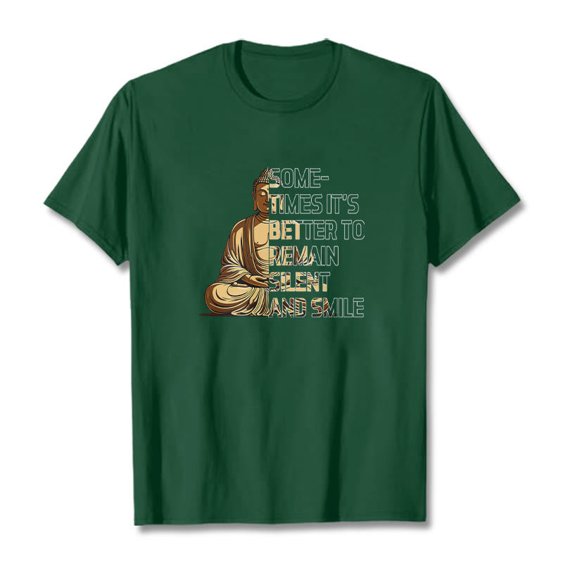 Nimara Ritual Sometimes It's Better To Remain Silent And Smile Tee T-shirt