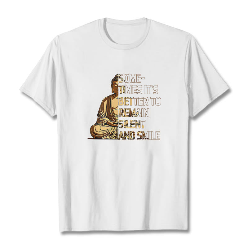 Nimara Ritual Sometimes It's Better To Remain Silent And Smile Tee T-shirt