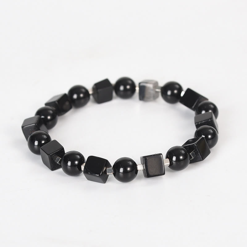 Nimara Ritual Various Crystals Black Obsidian Purification Bracelet