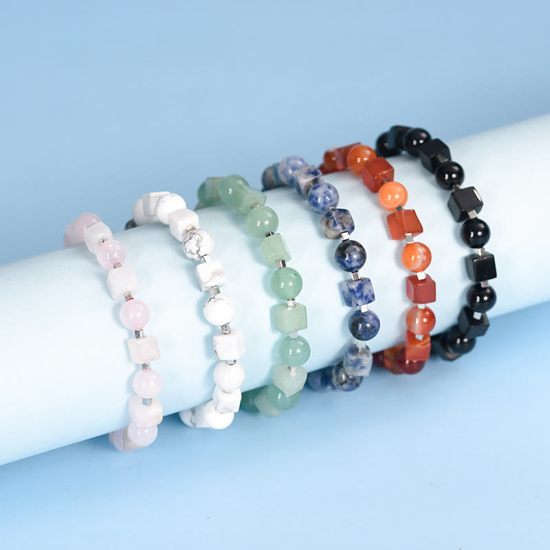 Nimara Ritual Various Crystals Black Obsidian Purification Bracelet