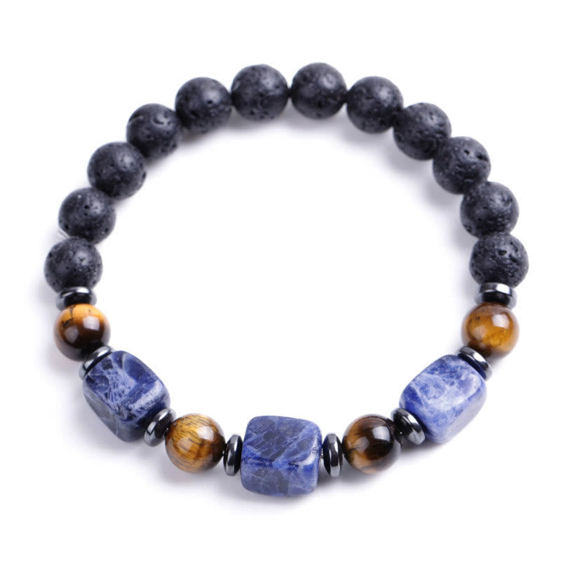 Nimara Ritual Various Crystals Lava Rock Calm Bracelet