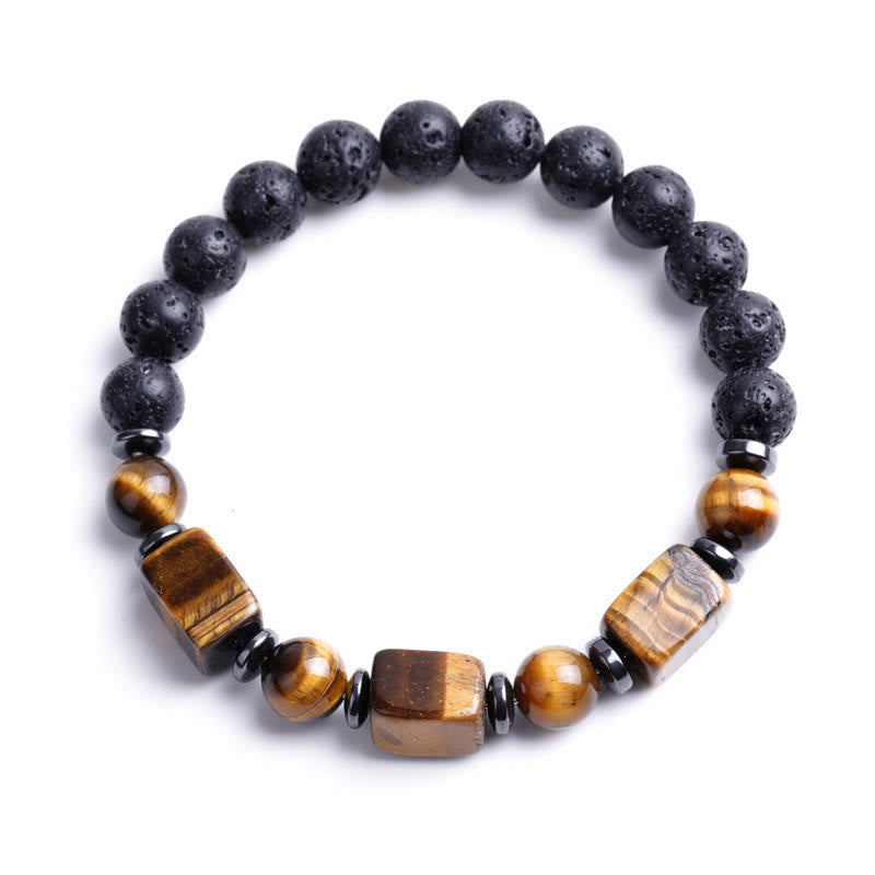 Nimara Ritual Various Crystals Lava Rock Calm Bracelet