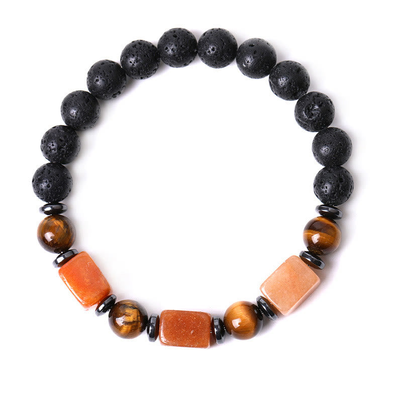 Nimara Ritual Various Crystals Lava Rock Calm Bracelet