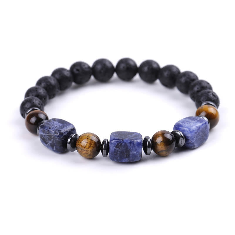 Nimara Ritual Various Crystals Lava Rock Calm Bracelet