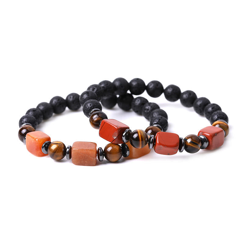 Nimara Ritual Various Crystals Lava Rock Calm Bracelet