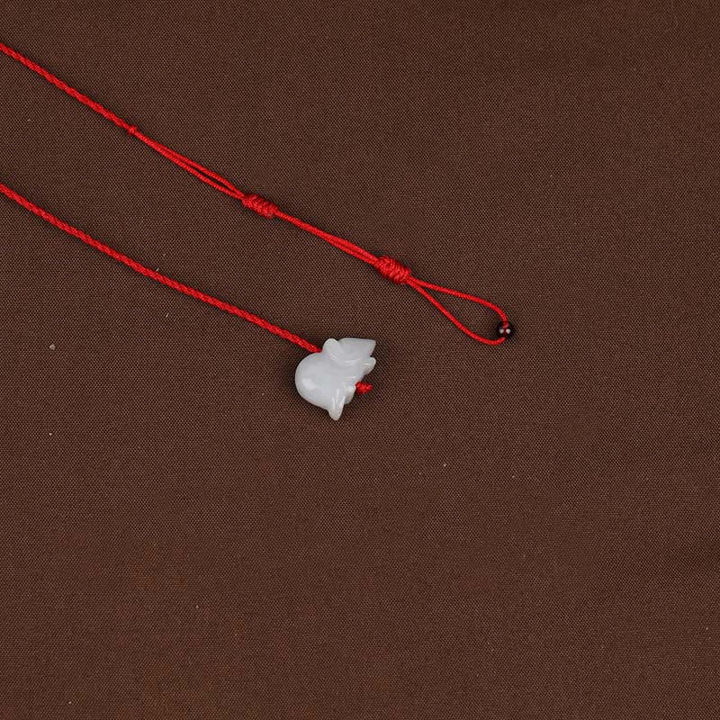 Nimara Ritual Chinese Zodiac Natural Garnet Peace Buckle Blessing Red String Belly Chain