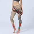 Nimara Ritual Dunhuang Flying Apsaras Auspicious Clouds Print Fitness Leggings Women's Yoga Pants