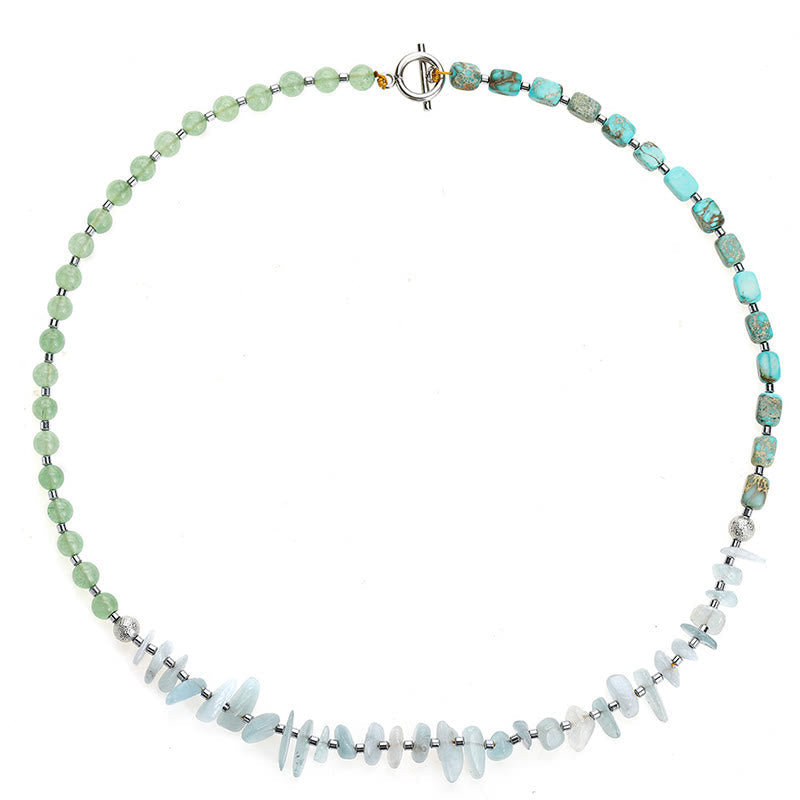 Nimara Ritual Green Emperor Stone Green Aventurine Happiness Triple Wrap Bracelet