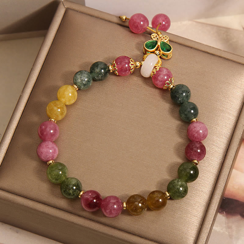 Nimara Ritual Tourmaline Jade Butterfly Wisdom Bracelet