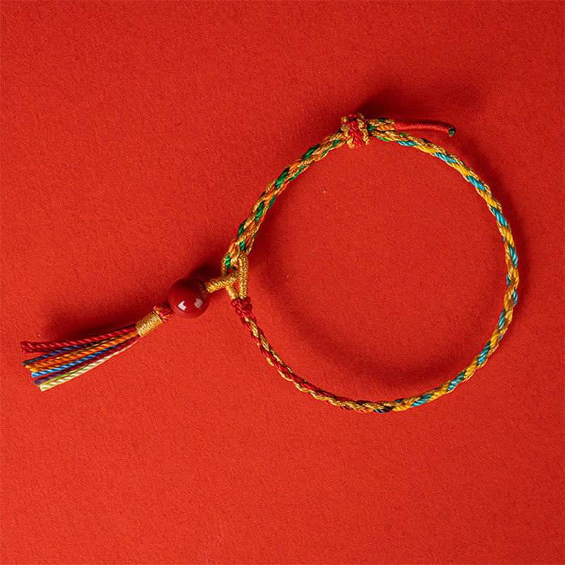 Nimara Ritual Colorful String Cinnabar Concentration Bracelet
