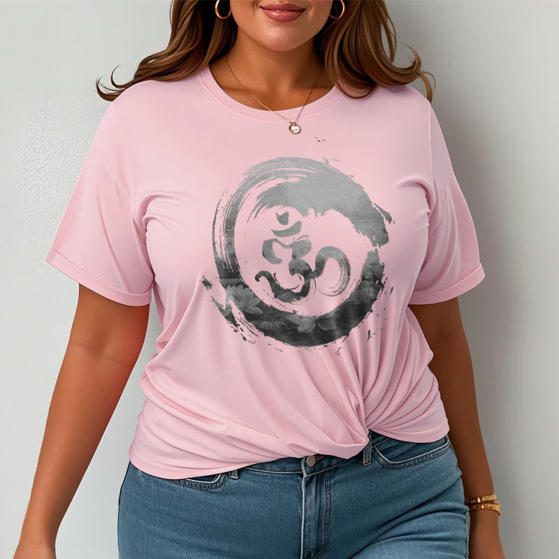 Nimara Ritual Om Lotus Cotton Tee T-shirt