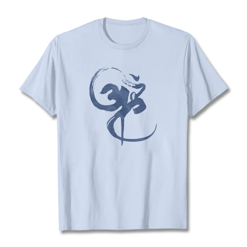 Nimara Ritual Om Design Cotton Tee T-shirt