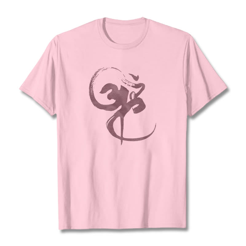 Nimara Ritual Om Design Cotton Tee T-shirt