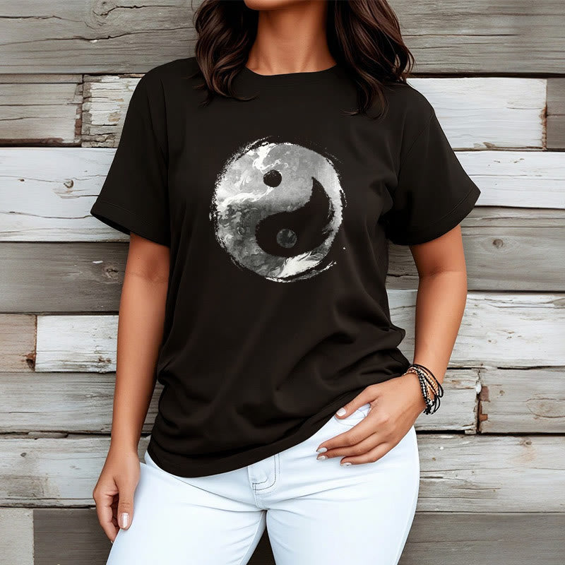 Nimara Ritual Yin Yang Cotton Tee T-shirt