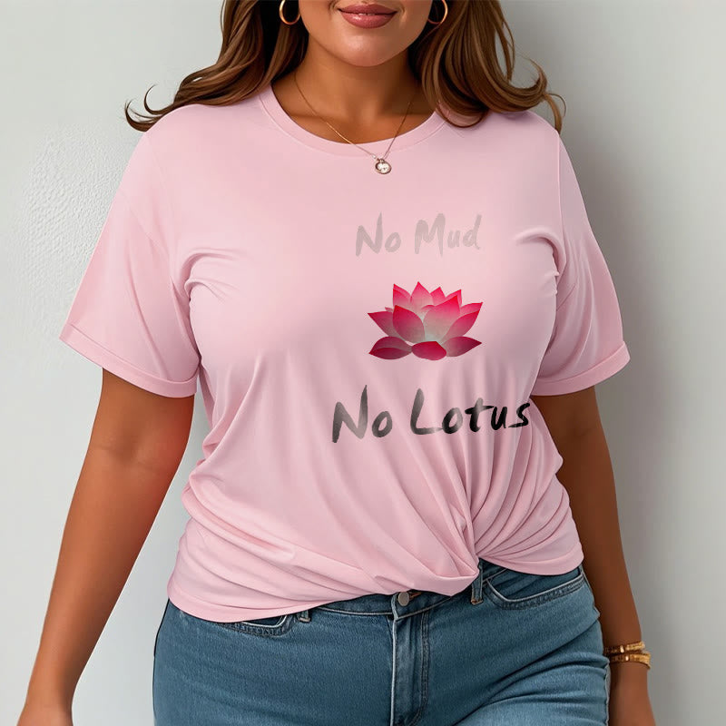 Nimara Ritual No Mud No Lotus Cotton Tee T-shirt