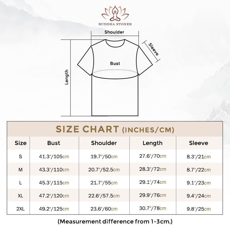 Nimara Ritual Yin Yang Koi Fish Combination Cotton Tee T-shirt